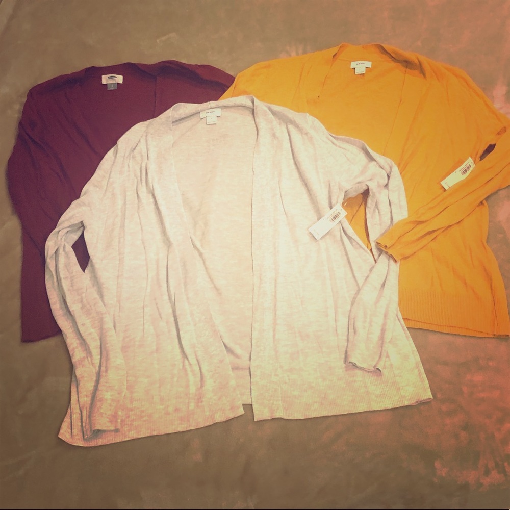 Three Old Navy Cardigans